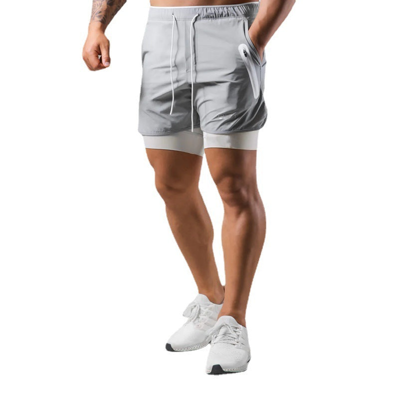 Leichte Sportshorts für Herren – Double Layer Trainingsshorts