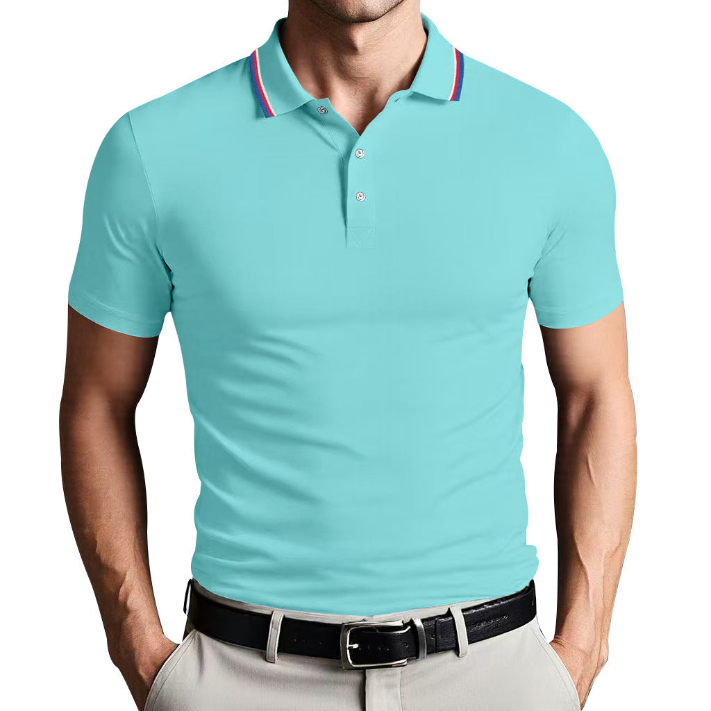 Herren Sport T-Shirt – Asymmetrisches Slim-Fit Shirt in vielen Farben