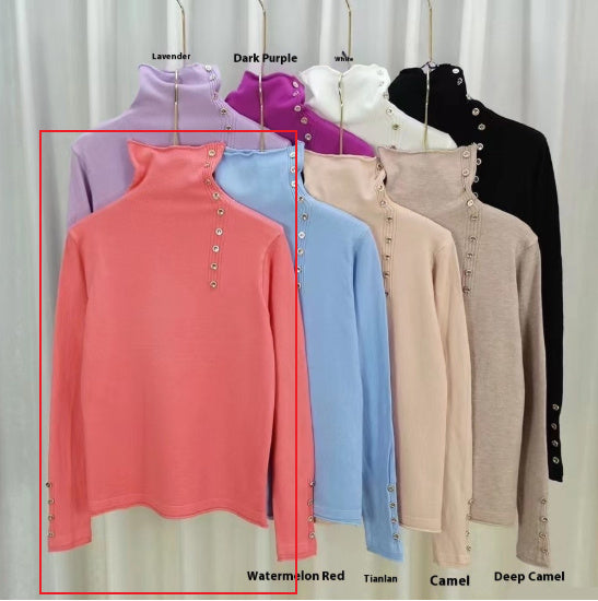 Kurz geschnittener Strickpullover aus Core-Spun-Garn – One Size