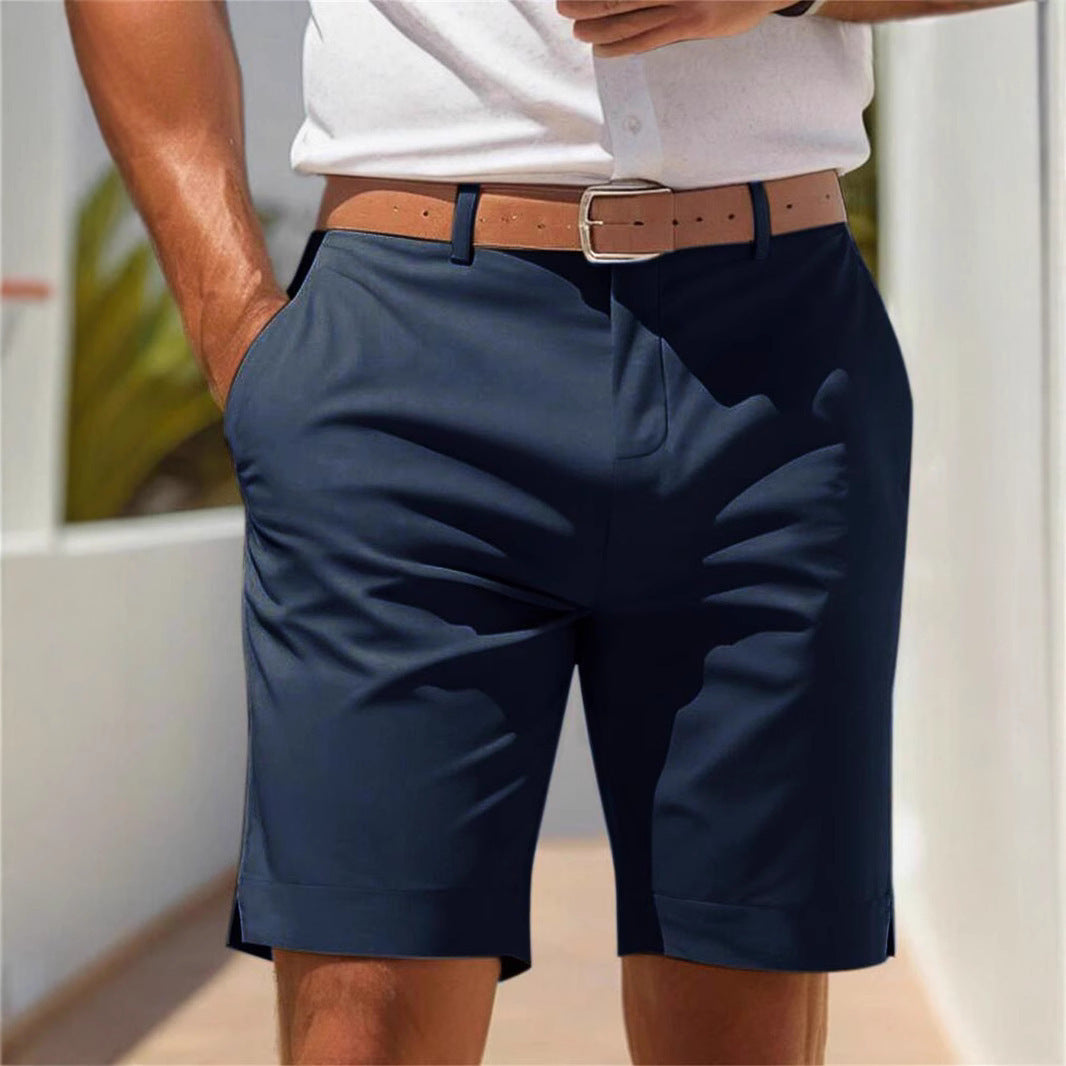 Business-Anzugshorts, Herren-Sommer-Freizeitshorts