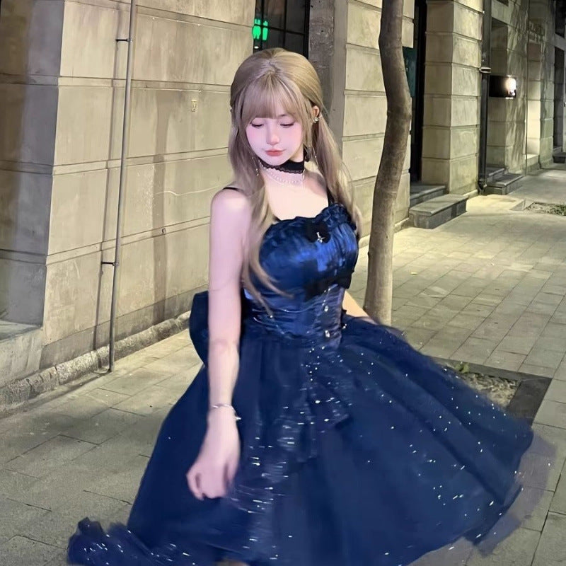 Damen Freizeit Star Prinzessin Lolita Brautjungfernkleid