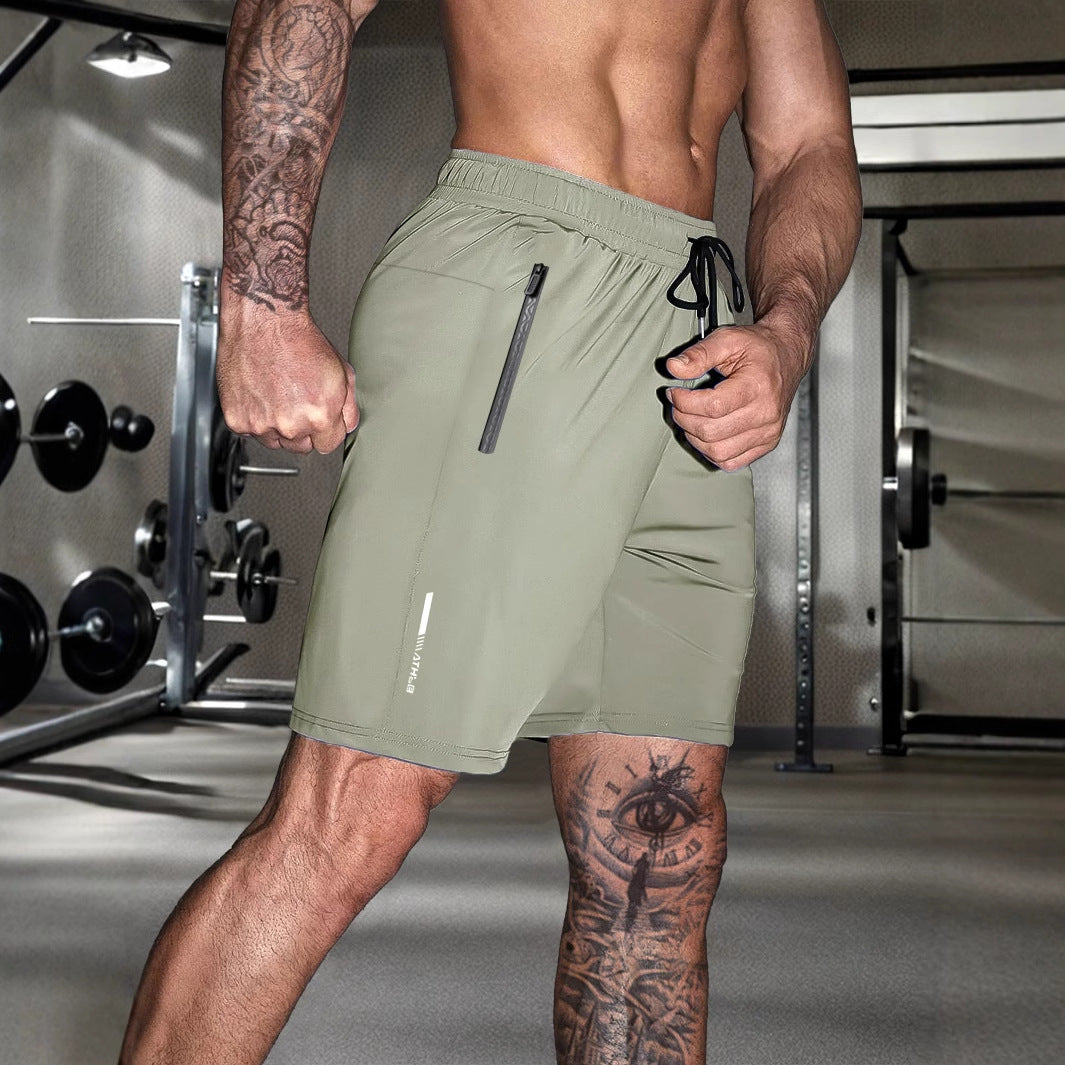 Leichte Bodybuilding-Trainingshose, schnelltrocknende Boxershorts