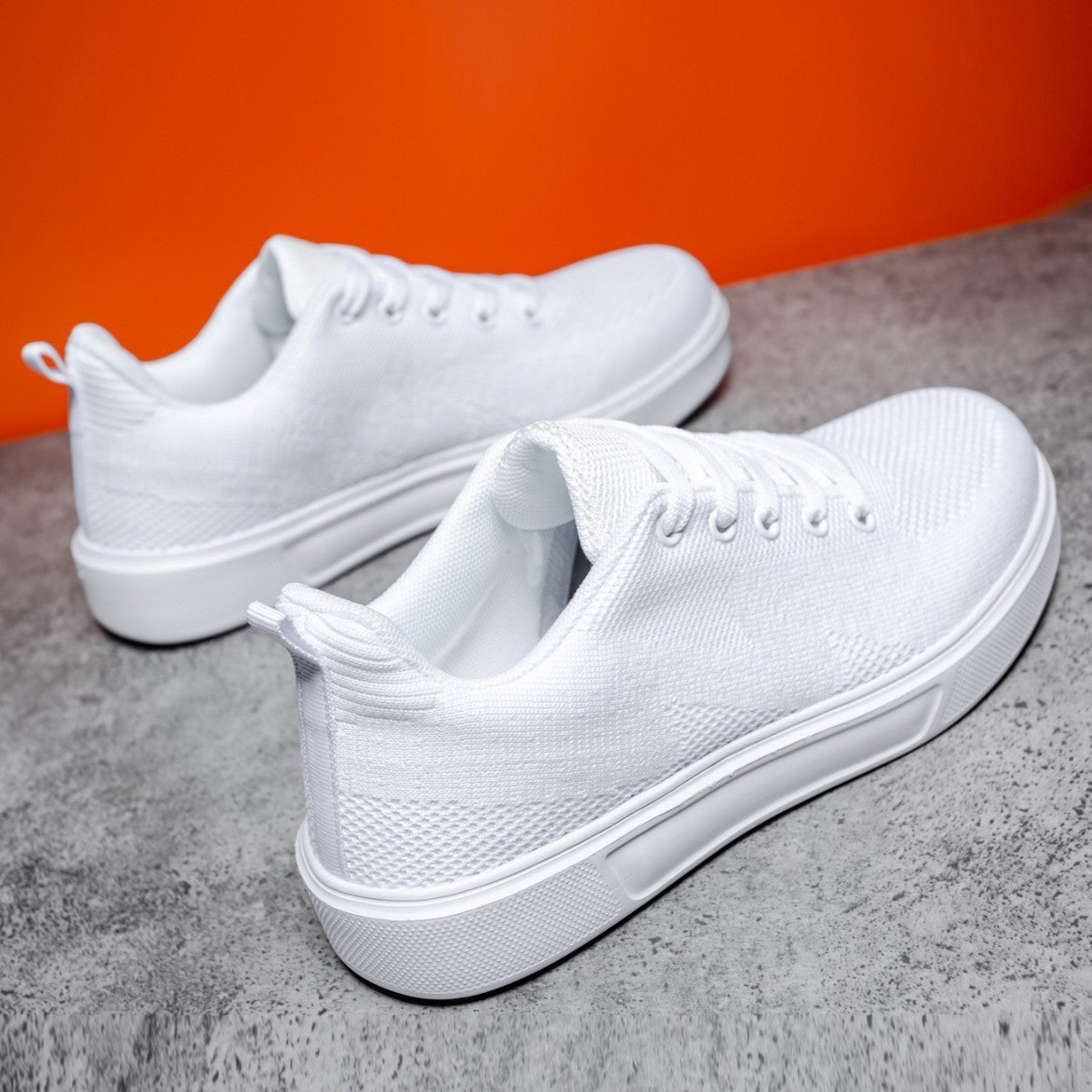 Weiße Casual-Sneaker – Leichtgewicht