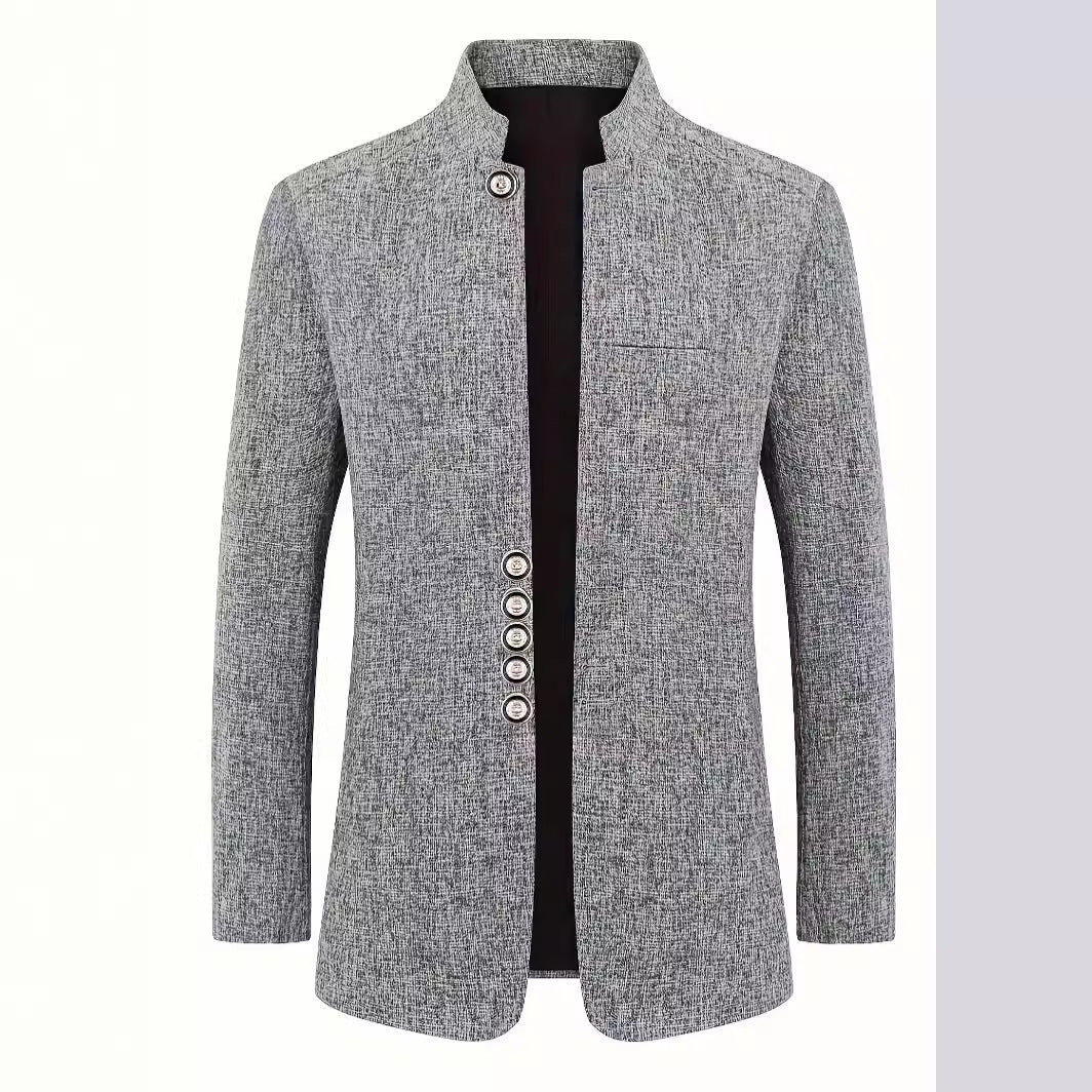 Herren-Anzugjacke mit europäischen und amerikanischen Punkten