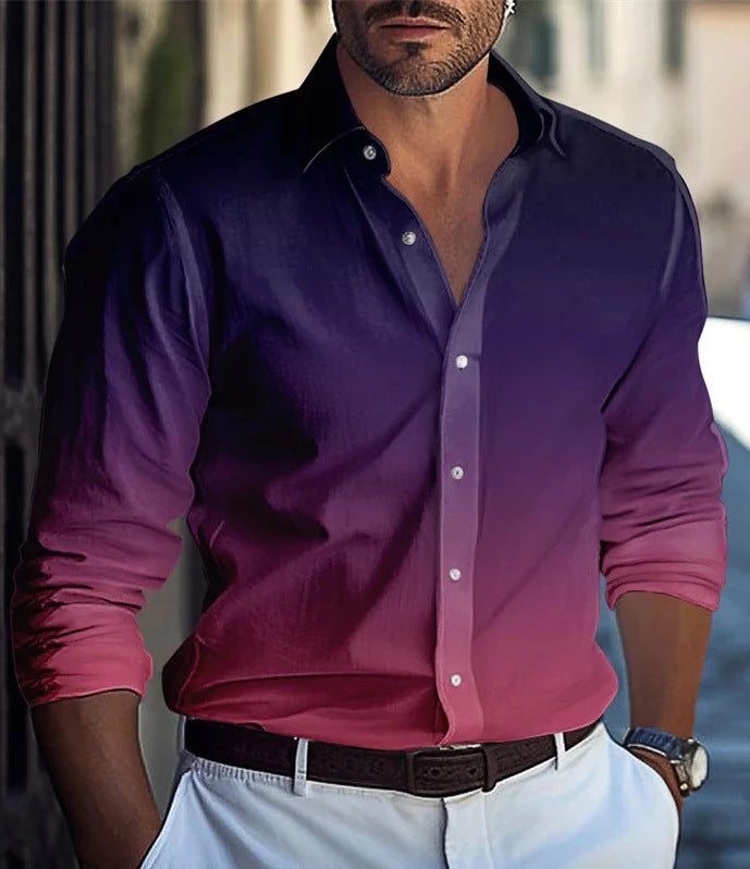 Herren T-Shirt aus Baumwolle – Unifarbenes Freizeitshirt für junge Männer