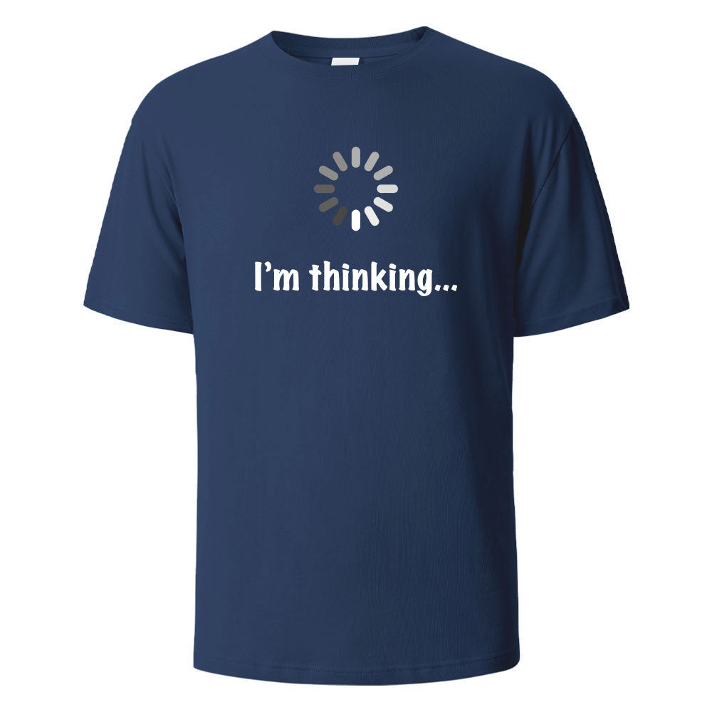 „I’m Thinking…“ – Lustiges Herren T-Shirt