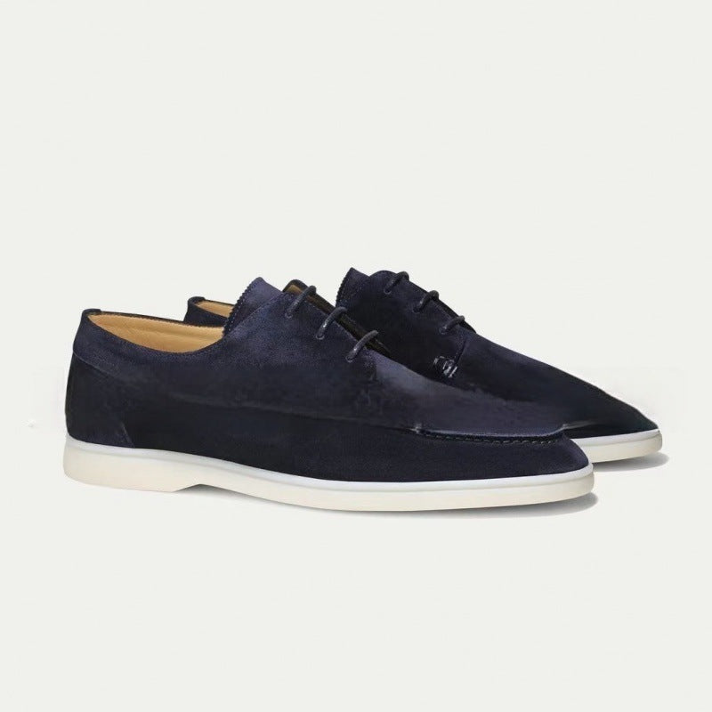 Sommerliche Herren-Schnürschuhe im europäischen und britischen Stil, Übergrößen, Freizeitschuhe für den internationalen Markt