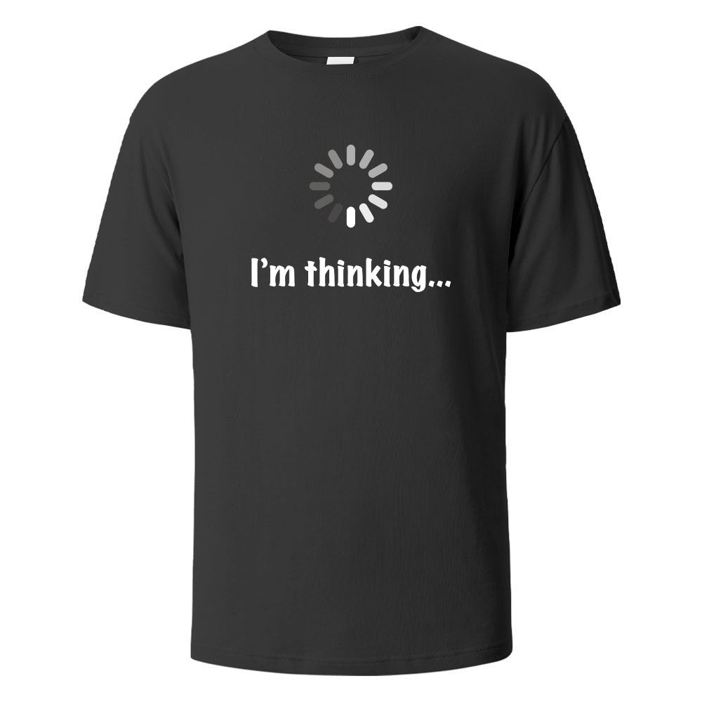 „I’m Thinking…“ – Lustiges Herren T-Shirt
