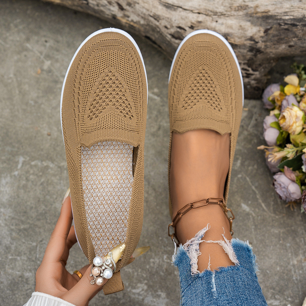 Lässige Sommer-Schuhe für Damen – Mit Mesh-Oberfläche