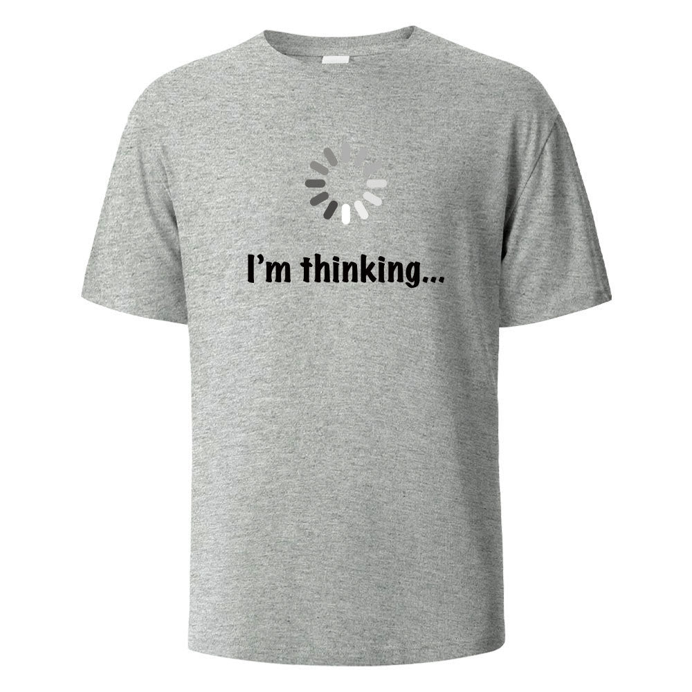 „I’m Thinking…“ – Lustiges Herren T-Shirt