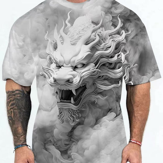 Neues Kurzarmshirt für Herren mit Tiermuster