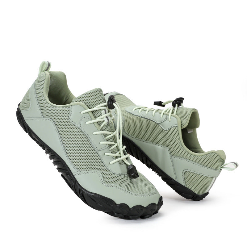 Herren-Lederschuhe aus Echtleder in Armygrün, Hellgrün, Schwarz & Grau