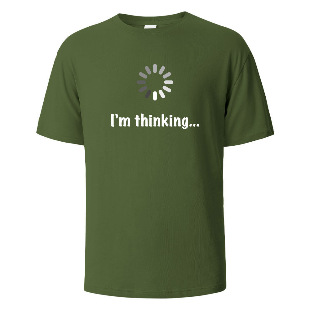 „I’m Thinking…“ – Lustiges Herren T-Shirt