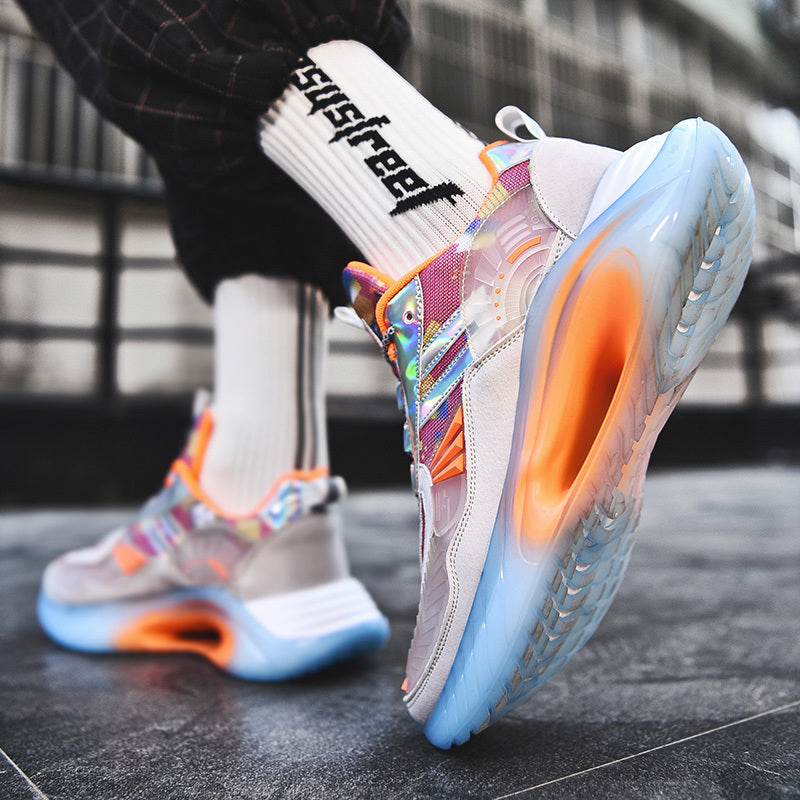 Studenten-Sneaker, Herren-Basketballschuhe, Low-Top-Sportschuhe für Herren, Koreanische Version des trendigen Allround-Laufschuhs für Jugendliche