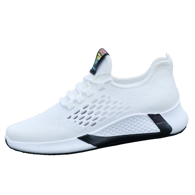 Neue Sportschuhe für Herren: Atmungsaktive, bequeme Mesh-Schuhe mit Schnürung, rutschfest, niedrigem Schaft, Laufschuhe