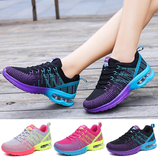 Neue Sportschuhe, lässige, atmungsaktive Mesh-Fitnessschuhe für Damen