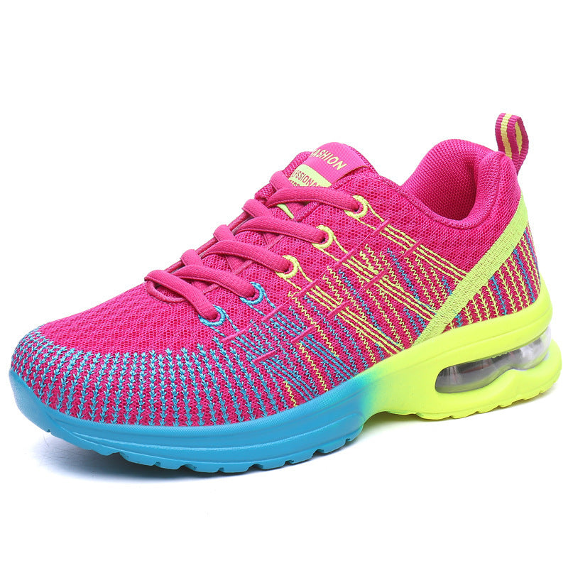 Neue Sportschuhe, lässige, atmungsaktive Mesh-Fitnessschuhe für Damen