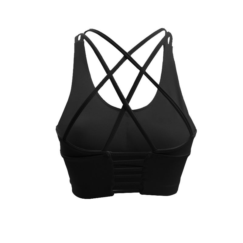 Damen Yoga Fitness‑BH – Vest‑Style