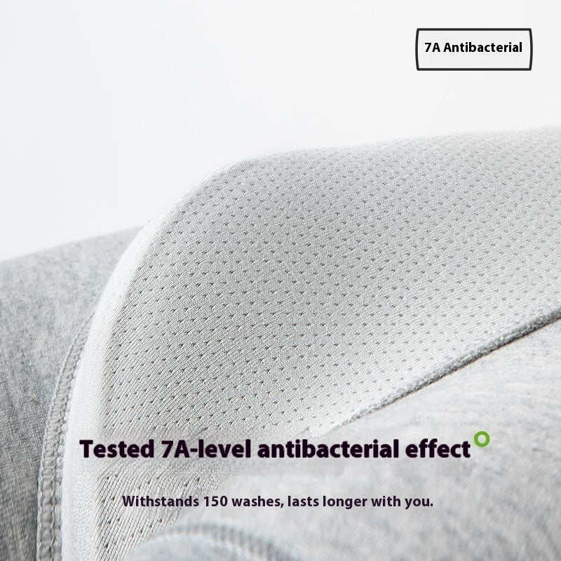 7A Antibakterieller Schritt, atmungsaktive Sommerunterwäsche aus reiner Baumwolle in Übergröße für Herren, Sommergröße