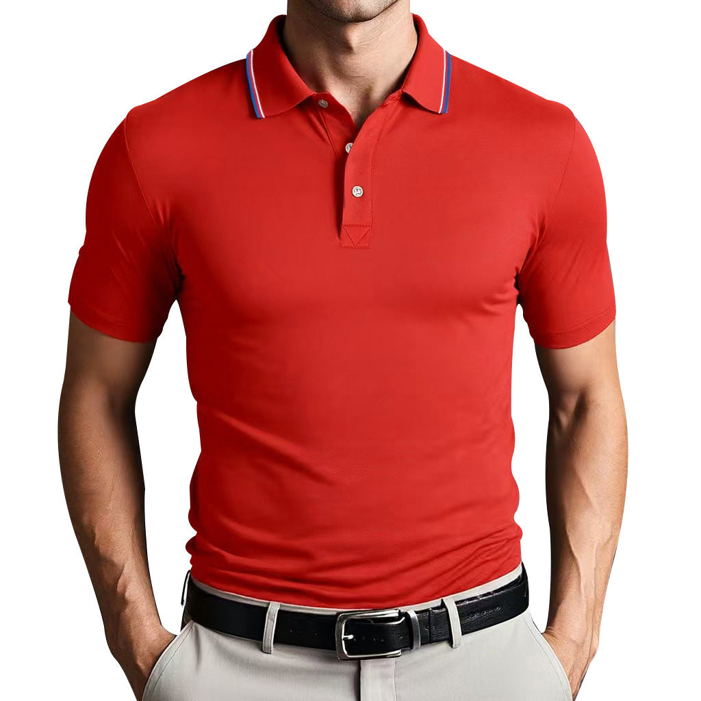 Herren Sport T-Shirt – Asymmetrisches Slim-Fit Shirt in vielen Farben