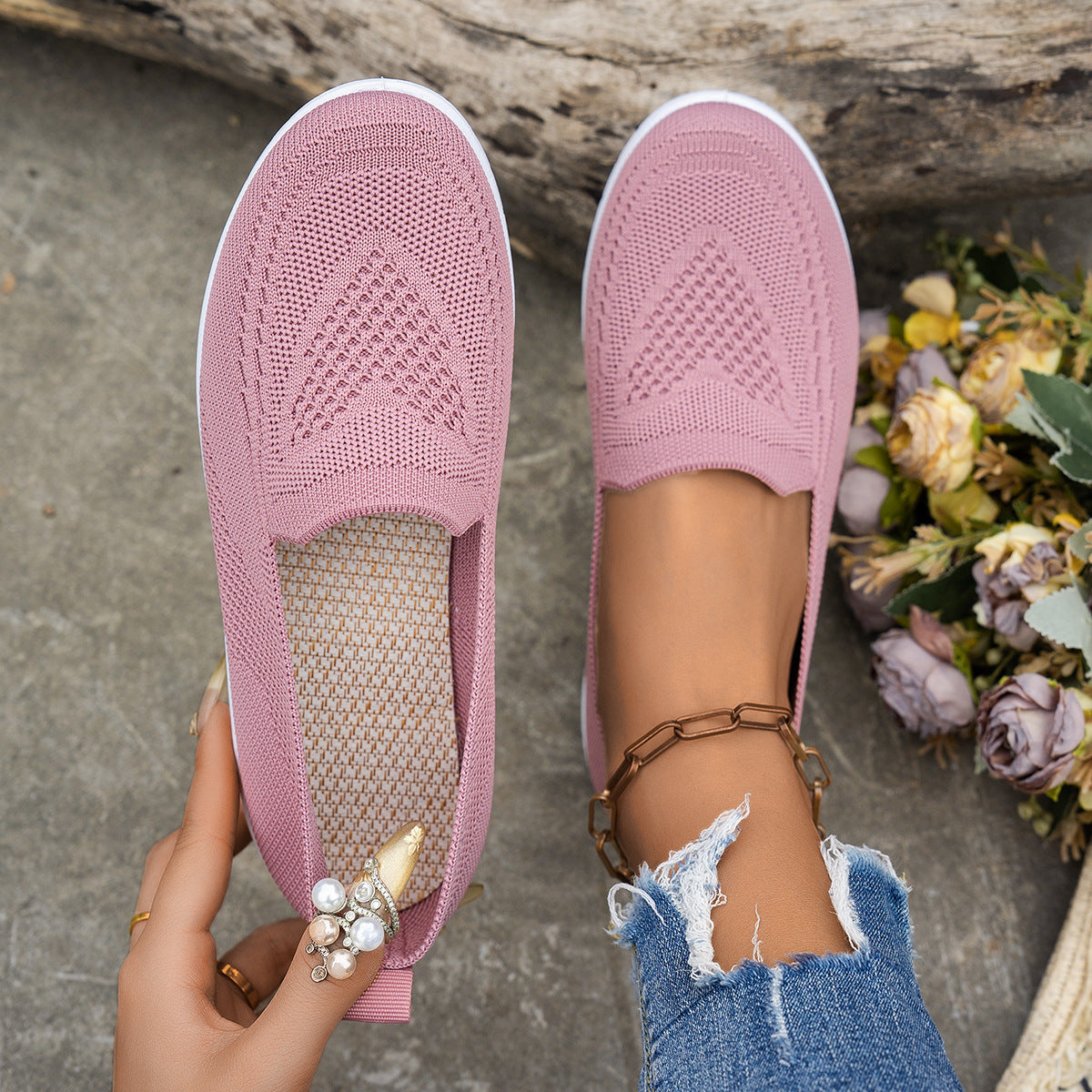 Lässige Sommer-Schuhe für Damen – Mit Mesh-Oberfläche