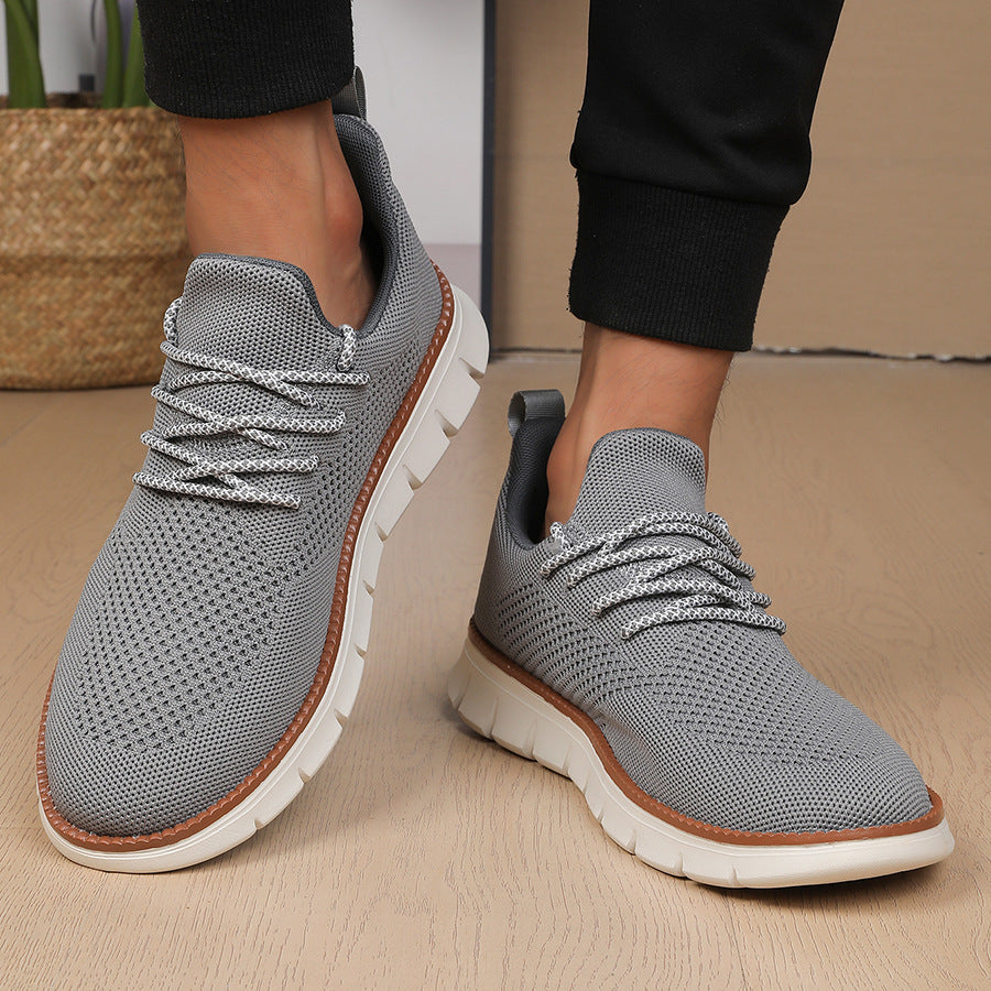 Moderne Herren Flywoven-Sneaker – Atmungsaktiv & Leicht