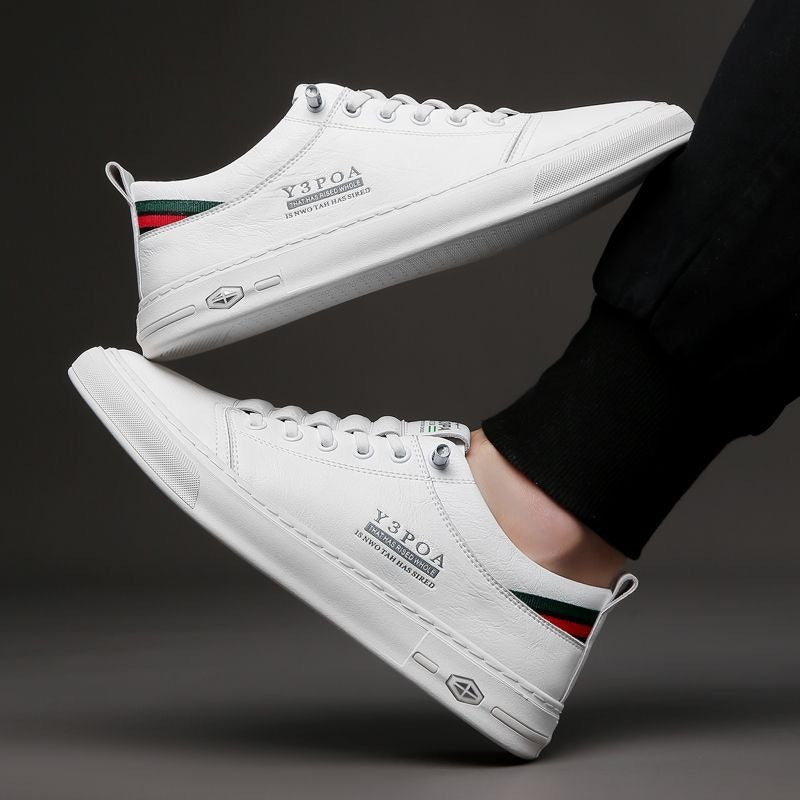 Retro Casual Sneaker aus Mikrofaser mit Letter-Print, Größen 39–44