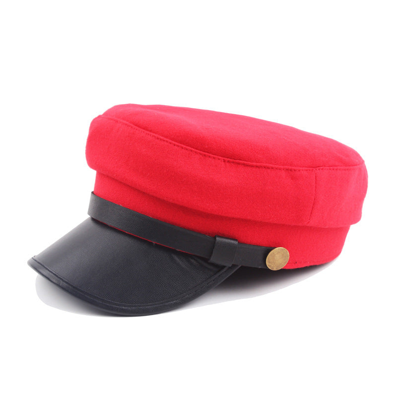 Marine Kappe für Damen und Herren, lässige Schirmmütze