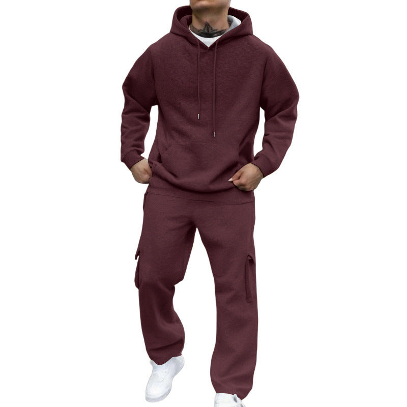 Neuer modischer Kapuzenpullover-Anzug für Herren – Herbst und Winter