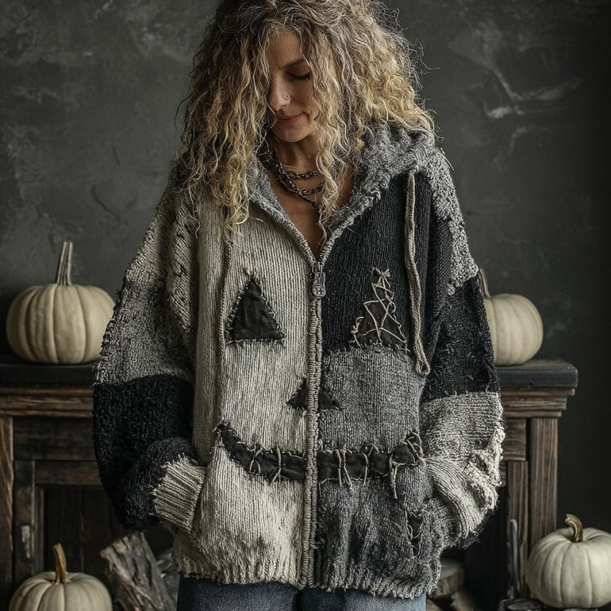 Halloween-Strickpullover im europäischen und amerikanischen Stil