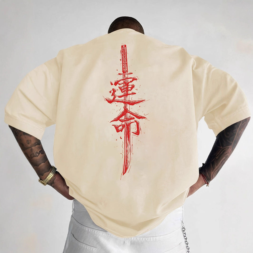 TEMU Herren-T-Shirt mit Aufdruck