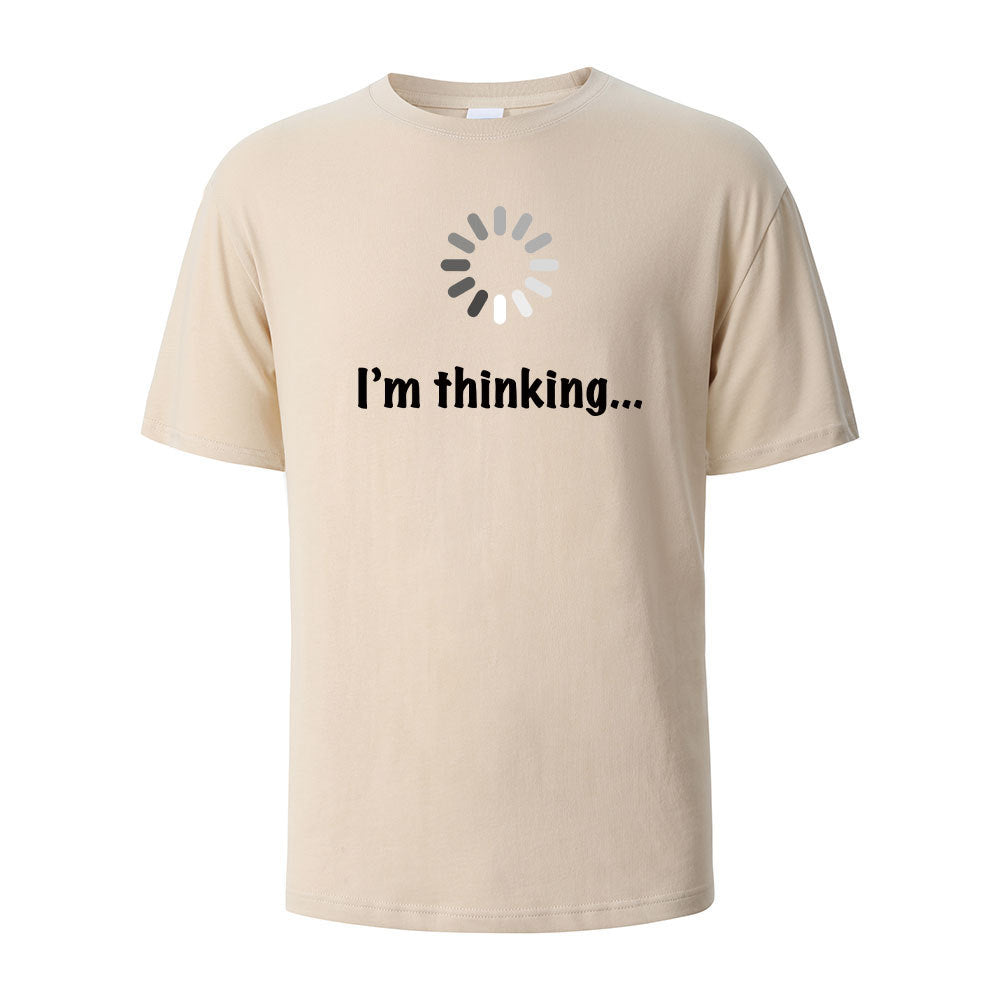 „I’m Thinking…“ – Lustiges Herren T-Shirt