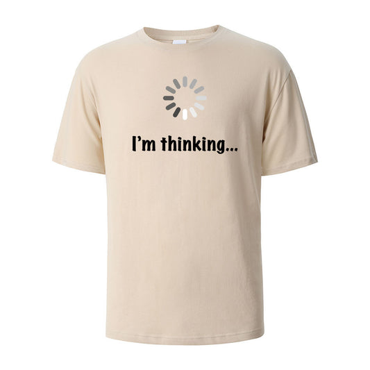 „I’m Thinking…“ – Lustiges Herren T-Shirt