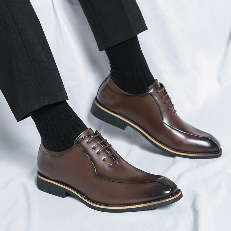 Herren Business Schuhe im British Style mit spitzer Zehenpartie, Größen 37–45