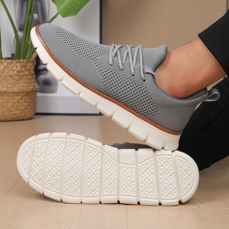 Moderne Herren Flywoven-Sneaker – Atmungsaktiv & Leicht