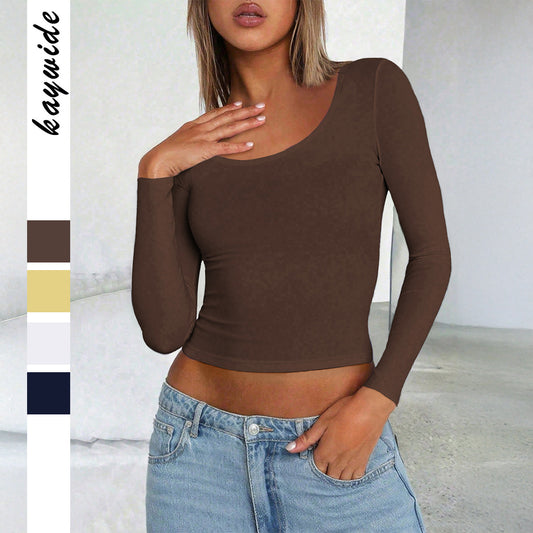 Damen-Slim-Longsleeve im angesagten Style