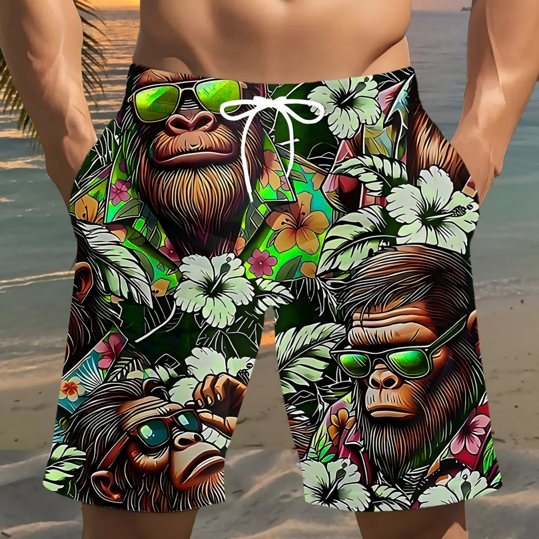 Lässige Sommer-Shorts aus Polyester mit lockerem Schnitt