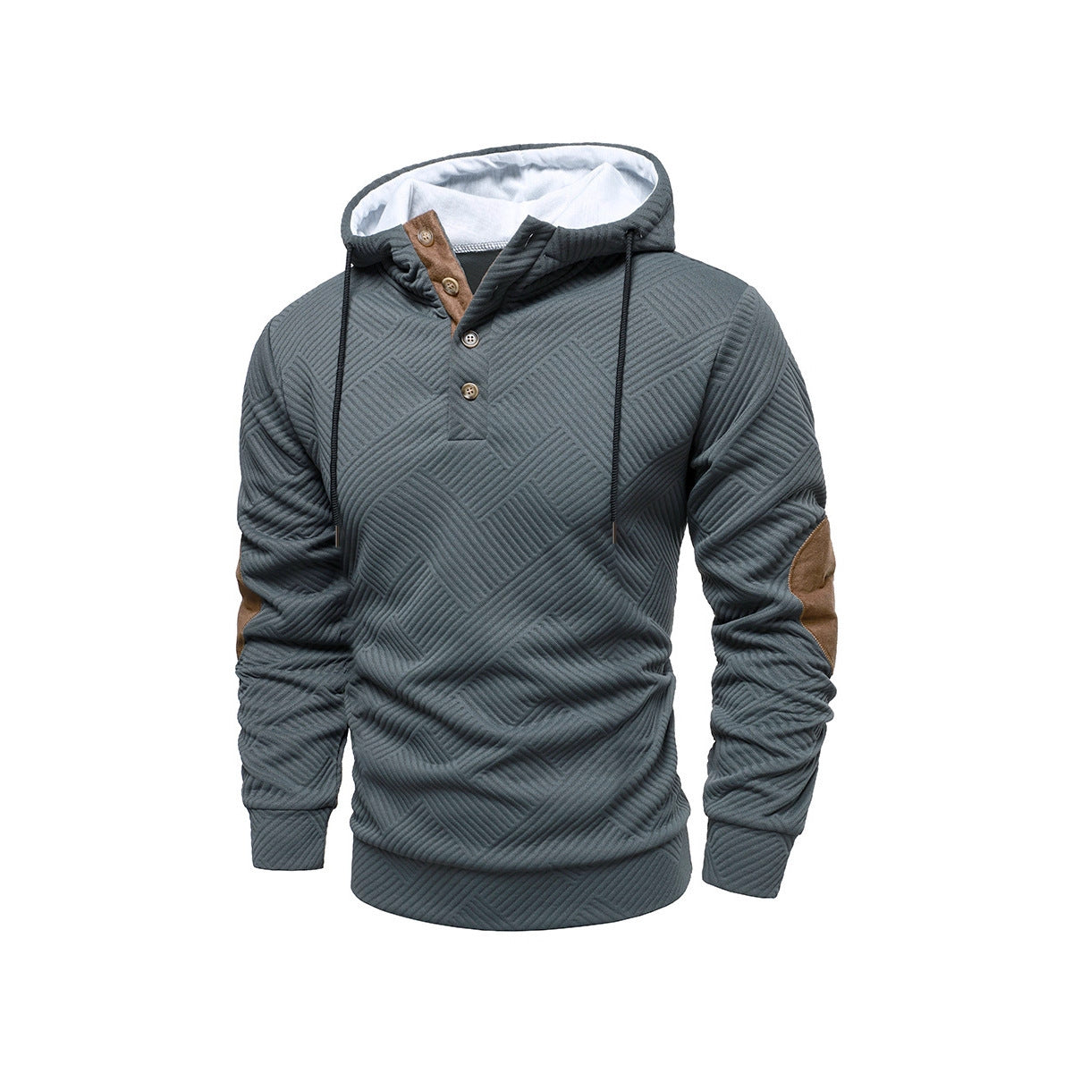 Simplicity Herren-Pullover, trendig, locker geschnitten, mit Kapuze, lässige Mode