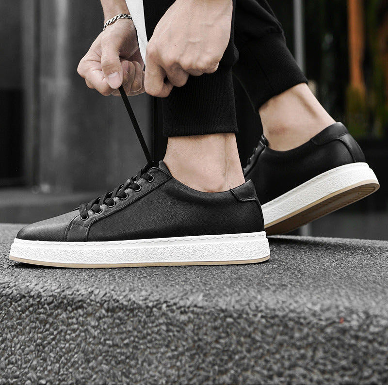 Herren Leder Sneaker – Business-Look
