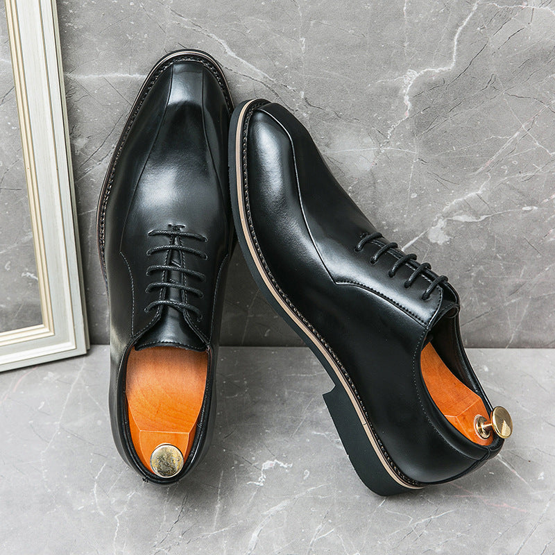 Herren Business Schuhe im British Style mit spitzer Zehenpartie, Größen 37–45