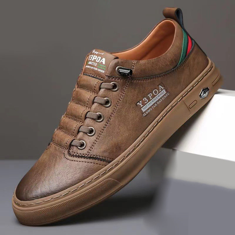 Retro Casual Sneaker aus Mikrofaser mit Letter-Print, Größen 39–44