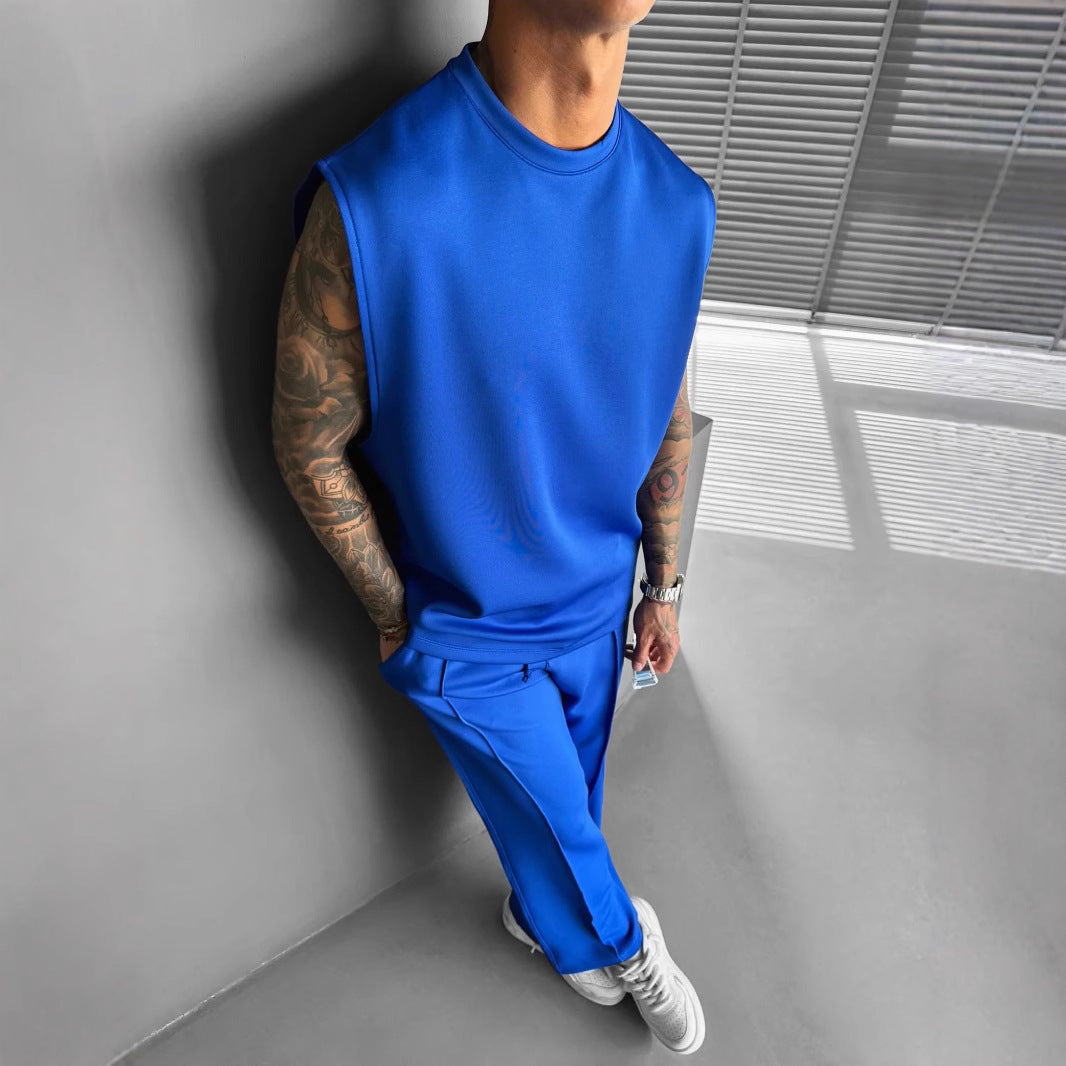 Sommer neuer Herrenanzug mit Hose und Weste