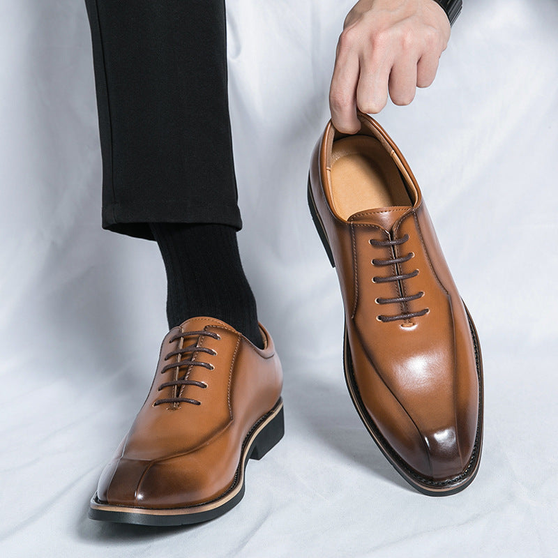 Herren Business Schuhe im British Style mit spitzer Zehenpartie, Größen 37–45