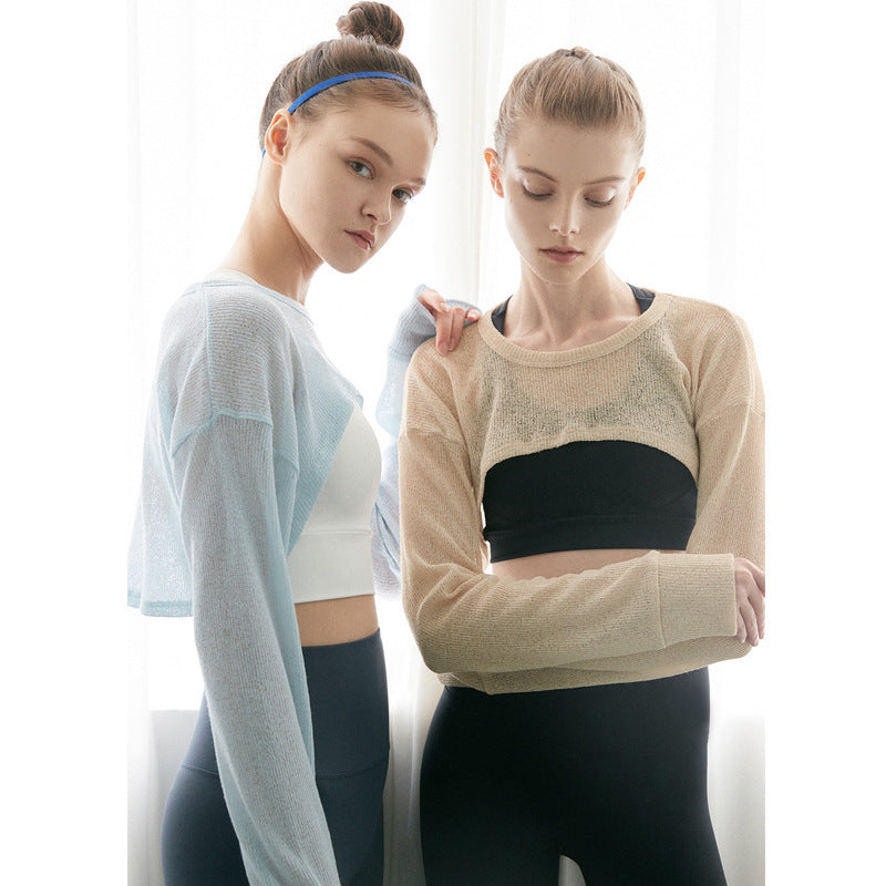 Damen Sport Longsleeve aus Lycra – Atmungsaktiv (S–L)