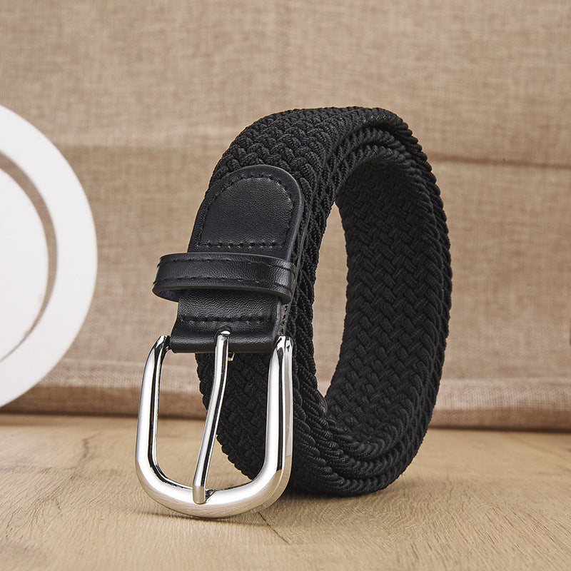 Elastischer Unisex Flechtgürtel – Stretch & Lochfrei