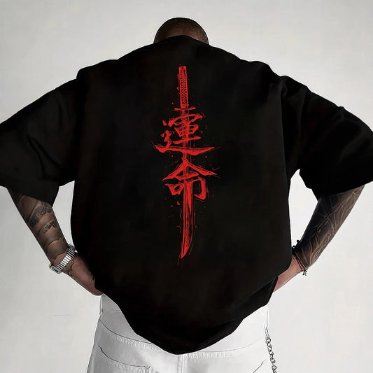 TEMU Herren-T-Shirt mit Aufdruck