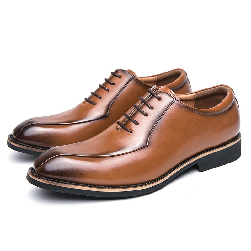Herren Business Schuhe im British Style mit spitzer Zehenpartie, Größen 37–45