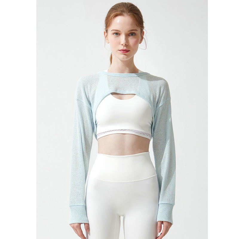 Damen Sport Longsleeve aus Lycra – Atmungsaktiv (S–L)