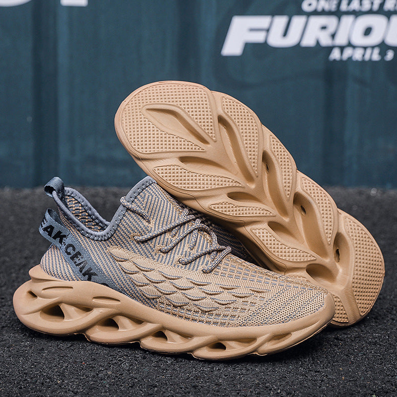 Unisex Spider-Man Mesh-Sneaker, atmungsaktiv & leicht, Schwarz/Braun/Weiß-Blau, Größen 36–47