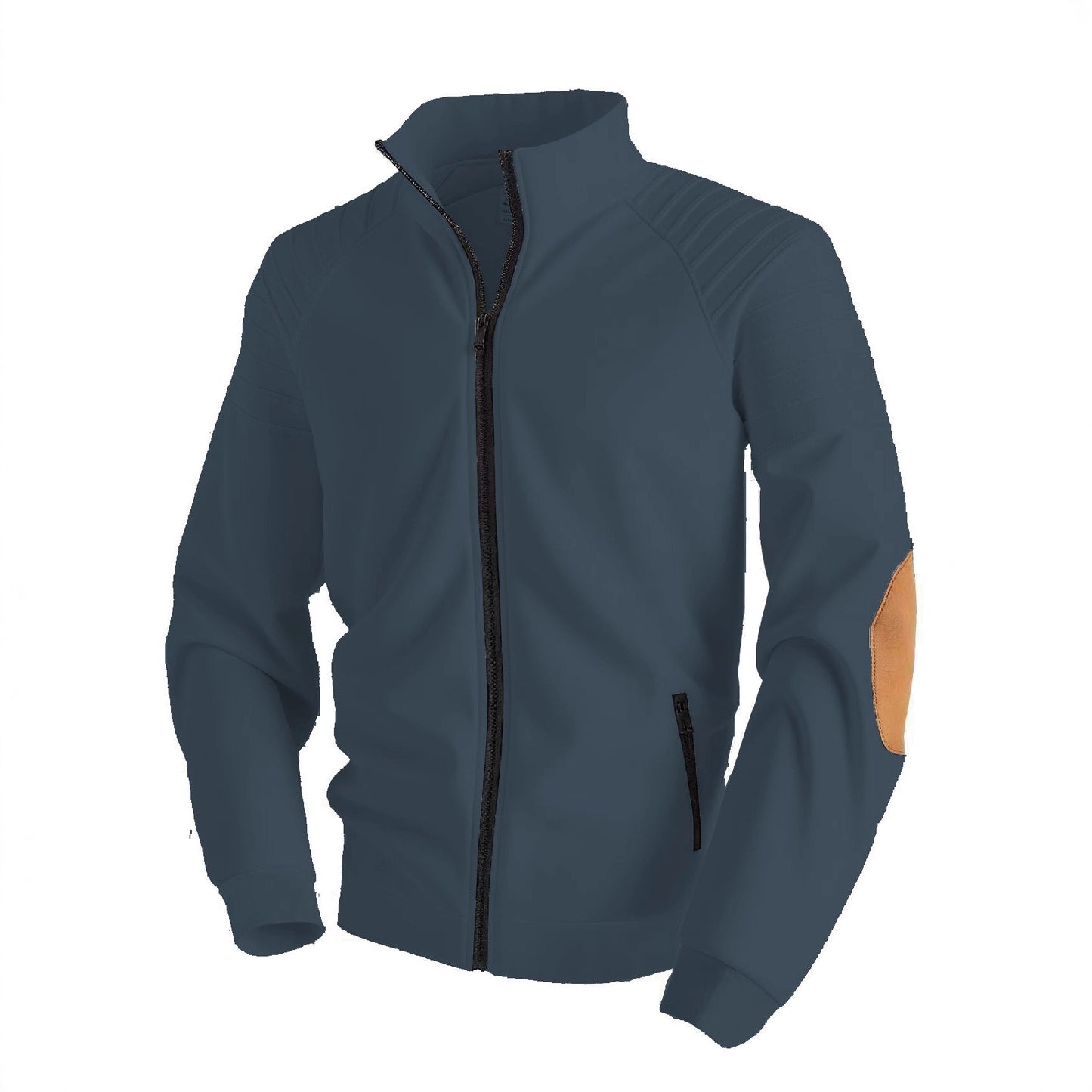 Herren Zipper-Jacke mit Stehkragen